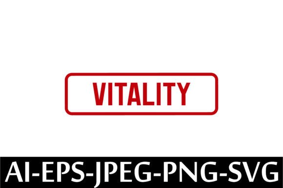 Download VITALITY Rubber Stamp Design Vector - Premium Resources