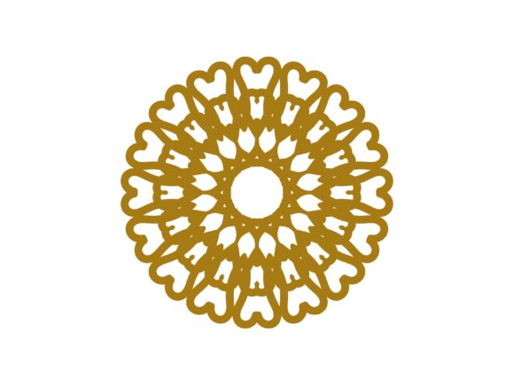 Download Mandala Gold Ellipse Ornament - Premium Resources