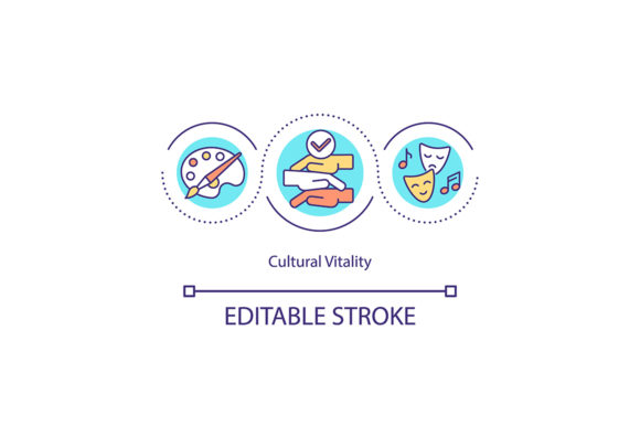 Download Cultural Vitality Concept Icon - Premium Resources